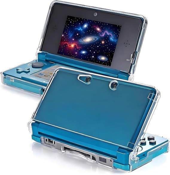Old 3DS Protector Anti-Scratch Hard Case Clear PC Case for 3DS