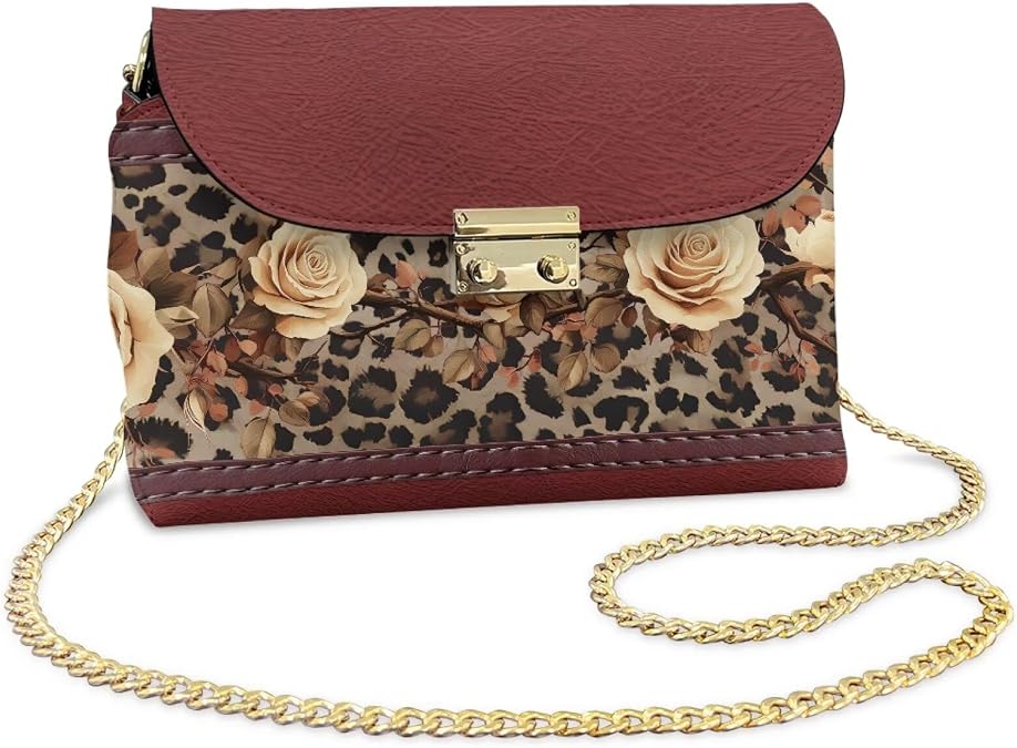 PU Crossbody Bags for Women Small Purse Shoulder Bag 2-Piece Purses Set for Formal and Casual