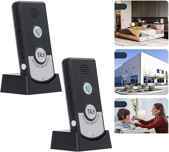 2 Way Voice Intercom, Intercom Unit, Waterproof Wireless Intercomunicador, Intelligent Power Saving Chip, Intercoms Wireless for Home