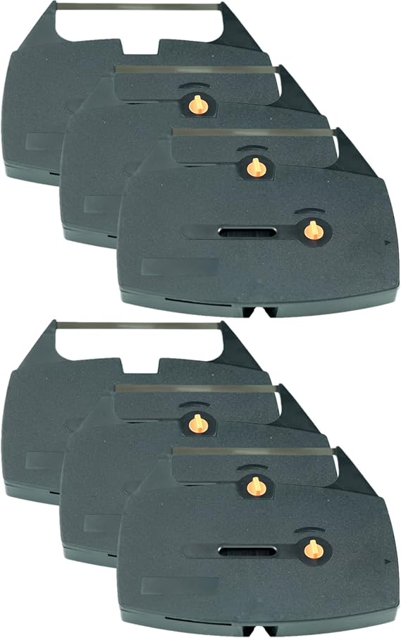 GRC T394 Compatible Ink Ribbon Replacement for Xerox 8R2308 Typewriter Ribbon, Bundle of 6 Ribbon Cartridges