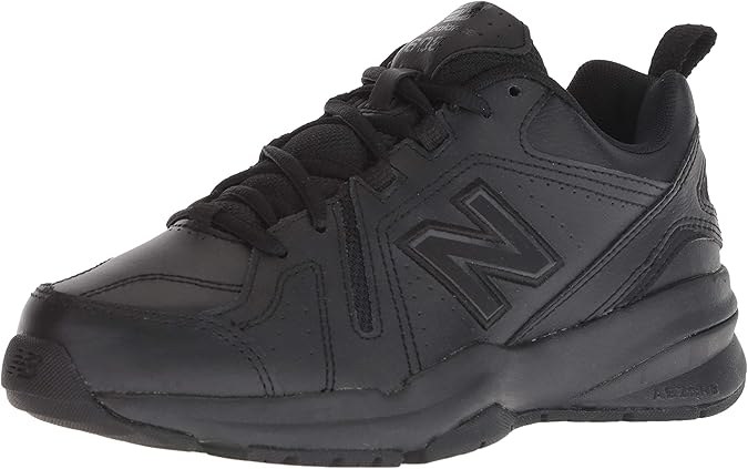 New Balance Women's 608 V5 Casual Comfort Cross Trainer, Black/Black, 6 Narrow