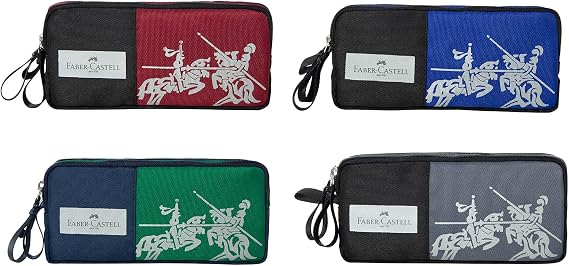 FABER-CASTELL, Fc Duo Pencil Case Double Eyed, 5177000089000, One Size, Multi Color