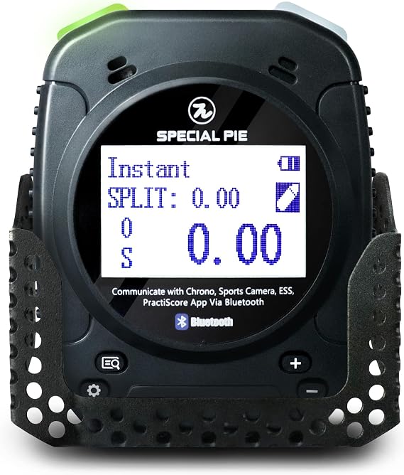 Shot Timer and Metal Case Bundle (Black/Black)