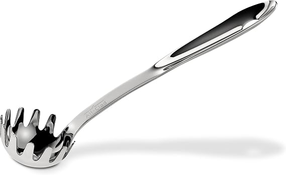 All-Clad Specialty Stainless Steel Kitchen Gadgets Pasta Ladle Kitchen Tools, Kitchen Hacks Silver