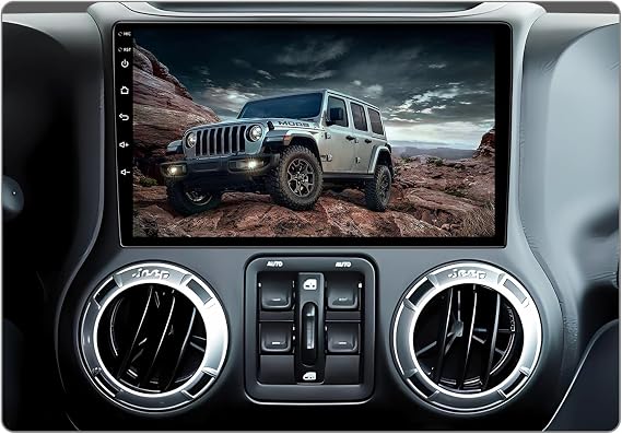 Binize Car Radio Stereo 10.1" for Jeep Wrangler/Unlimited JK 2007-2018 | Dodge Ram Pickup 1500/2500/3500 2009-2012 Compass 20092016 Patriot 20092016 Grand Cherokee 20082012 Liberty 20082011