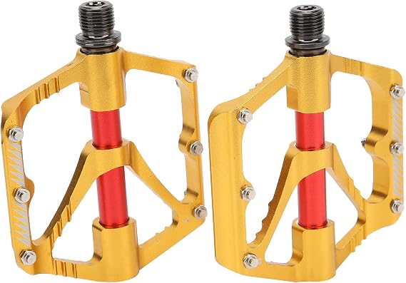 3 Bearing Mountain Bike Aluminum Alloy Pedal,Sturdy Mountain Bearing Peda,Nonslip Alloy Flat Pedals Accessory