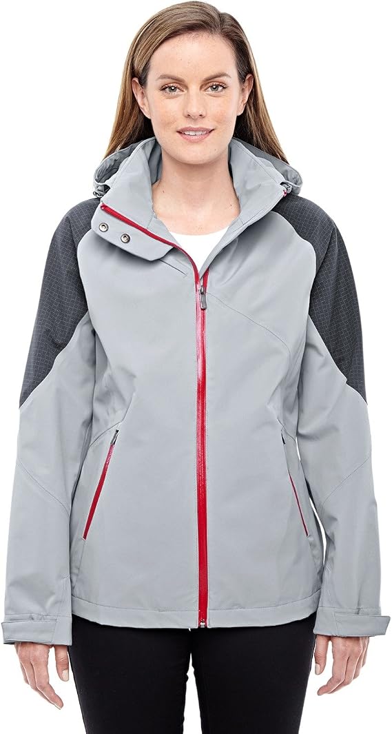 Ladies' Impulse Interactive Seam-Sealed Shell S PLATNM/ CRBN
