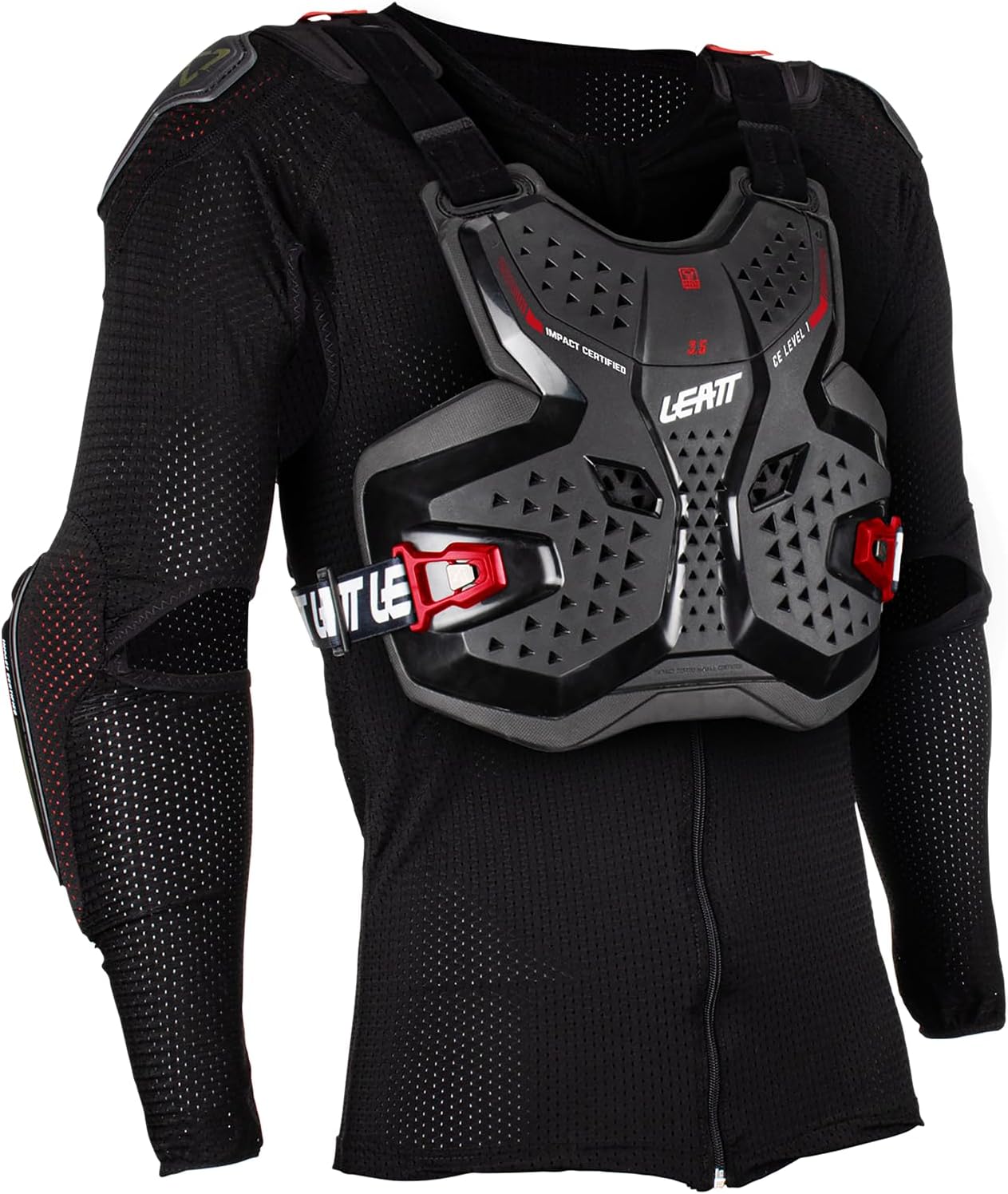 Leatt Body Protector 3.5 Jr BlkRed #LXL 147-159cm