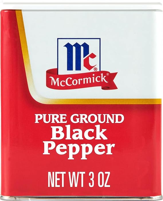 McCormick Pure Ground Black Pepper, 3 oz