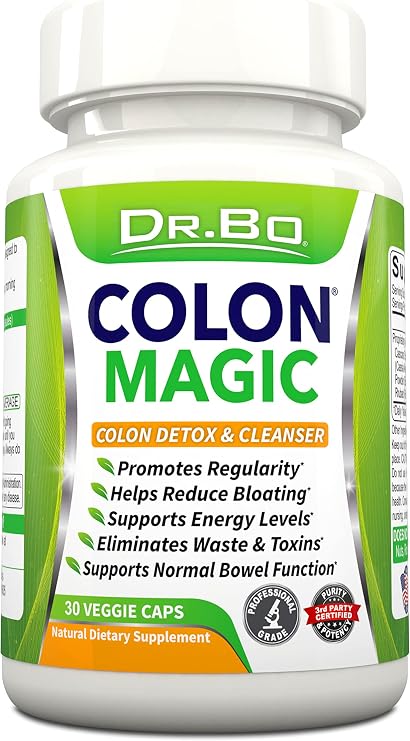 Colon Cleanse Detox Formula - Natural Bowel Cleanser Pills for Intestinal Bloating & Fast Digestive Cleansing - Daily Constipation Relief Supplement Gut, Belly, Stomach - Women Men Herbal Weight Flush