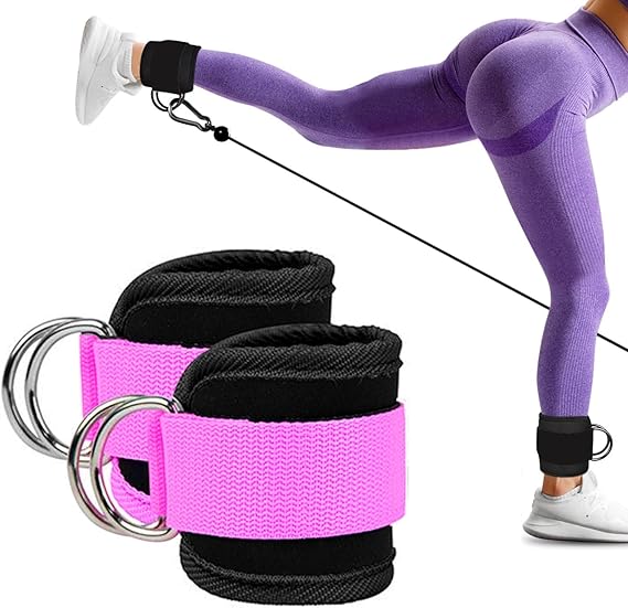Weight Traction Strap for Sports Byfit D Ring Foot and Wrist