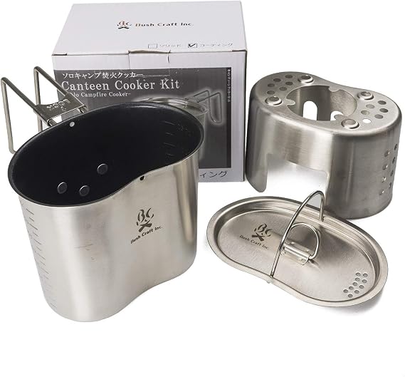 Bush Craft Inc. Bush Craft Canteen Cooker Kit Coating Sx