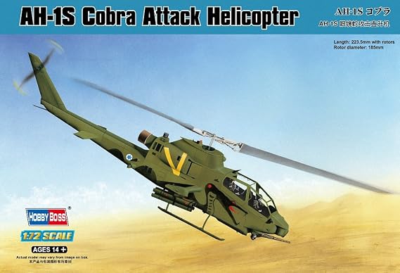Hobby Boss AH-1S Cobra Attack Helicopter Model Building Kit