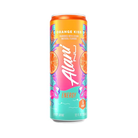 Alani Nu Orange Kiss Sugar Free Energy Drink Can