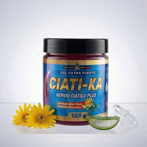 Nervio Ciatico Plus Natural Gel Extra Strength, 4.41 oz, for Numbness, Tingling and Burning Sensations, Supports Leg and Back Circulation and Nerve Comfort