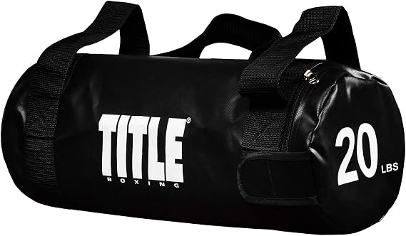 Title Ultimate Weight Bag, 20 lbs - Fitness, Weight Training, Boxing Improvement, Boxing Training, Boxing Exercise, Weighted Boxing Gear, Weighted Fitness Equipment, Explosive Training