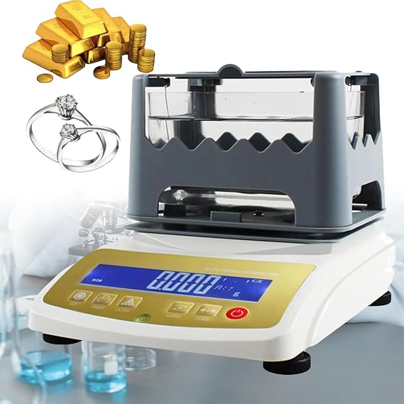 Gold Purity Analyser Meter Digital Electronic Gold Purity Tester Machine,Gold Purity Content Detector,Gold Density Meter,Purity Density Meter,Precious Metal Authenticity Tester Shop-1200g