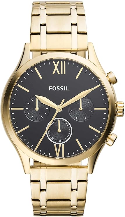 Fossil Fenmore Midsize Multifunction Gold-Tone Stainless Steel Watch BQ2366