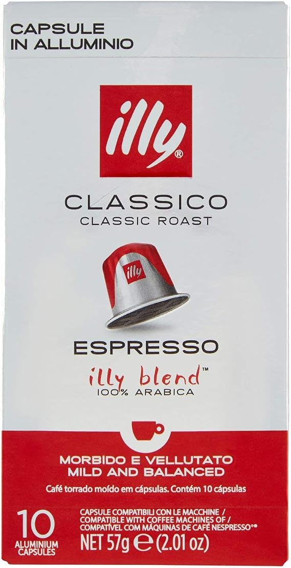 Illy - Cafe Espresso Classico uyumlu Nespresso, 10 kapsül