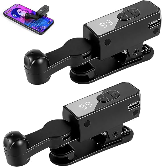 Auto Clicker for iPhone,Wireless Rechargeable Screen Tapper for TikTok | Compatible with iPad&Android, 8-12h Battery Life, 107 Adjustable Speeds for Live Streams, Likes, Gaming & Social Media Tasks