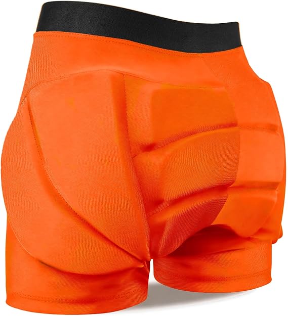 Upgraded Kids Padded Shorts for Snowboard Ski Skating Inline,Full Impact Protection Crash Pad Pants for Butt Hips Tailbone