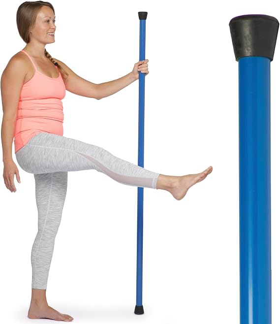 OPTP Booyah Stik by Bob & Brad Balance & Mobility Tool, Made in the USA | Yoga stick for stretching, walking & exercise, physical therapy, Pilates, balance & mobility training, with Exercise Guide