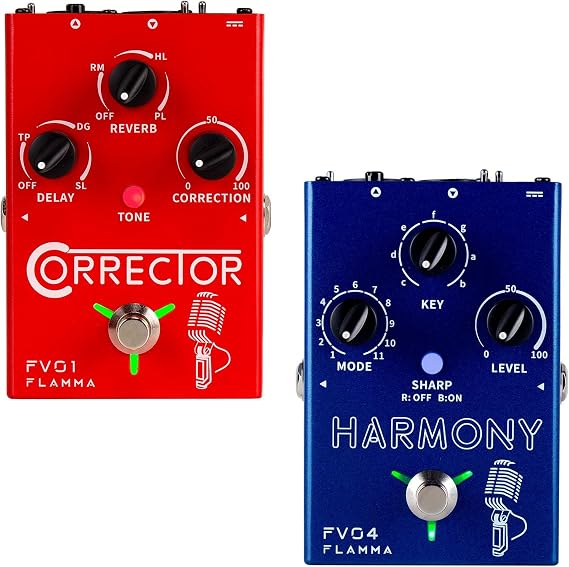 FLAMMA Pitch Correction and Harmony Vocal Pedals