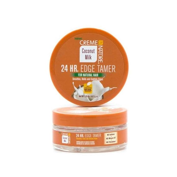 Creme of Nature Coconut Milk 24Hr Edge Tamer 2.25 Ounce (66ml)