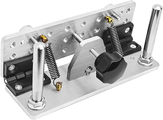 Belt Grinder Knife Jig Long Sharpening Locator Tool Knife Sharpener Jig Adjustable Angle Knife Beveling Jig for Knife Making Machine (Small)