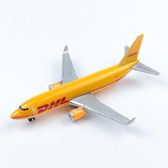 AVIAMUSE DHL Airplane Model, Single Plane Die-cast Model Planes Aircraft Suitable for Collection & Christmas, Birthday Gifts