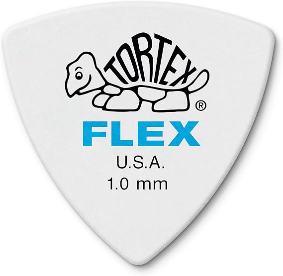 Jim Dunlop Tortex FlexTM Triangle Pick 1.0MM - 6 Pack