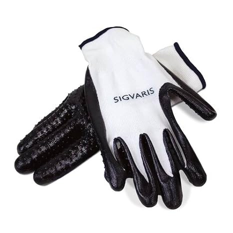 Sigvaris Accessories 592RPRX Latex-Free Unisex Donning Gloves for Practical & Protective Application of Compression Stockings, Socks, Hosiery, 1 Pair (Medium)