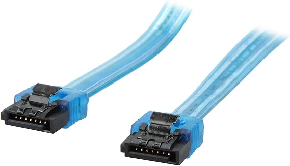 SATA3L-1.5FT-BU 18-Inch Sata Cable with Locking Latch, Blue