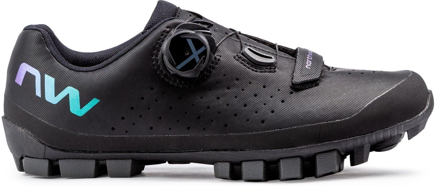 Northwave Hammer Plus WMN MTB Shoes, BlackIridescent, 39, Pair