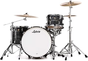 Ludwig Classic Maple Pro Beat 24 Shell Pack - Vintage Black Oyster Pearl