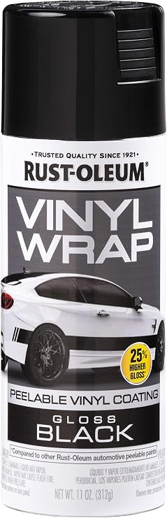 Rust-Oleum Automotive Vinyl Wrap Spray, Gloss Black