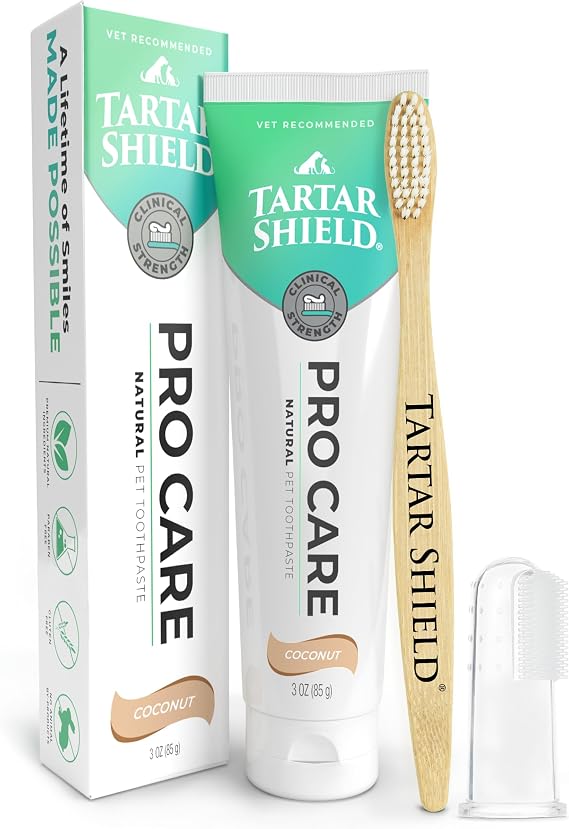 Tartar Shield Pro Care Dental Kit, Dogs & Cats, VOHC Accepted