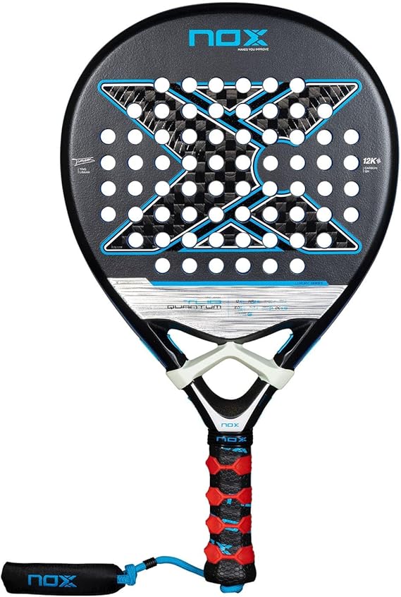 Pala Padel Racket TL10 Quantum 12K 2025 | Luxury Series Drop Shape | EOS Flap Aerodynamics & NOX Custom Grip Technology | 12K Carbon with HR3 Color Core