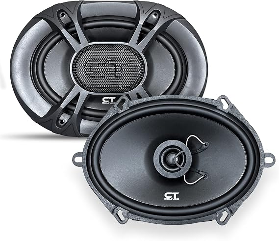 CT Sounds BIO-5X7-COX 5x7 Inch Coaxial Car Speakers, 160 Watts Max, Pair