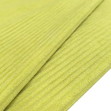 XMAYODS Large Cushion Cover 60cm x 60cm 40x40cm Striped Cushion Cases Square/Rectangle Corduroy Pillow Covers 40 x 60cm 50cm x 50cm for Living Room Sofa Chair(Lime Green,50x70cm(Pack of 1))