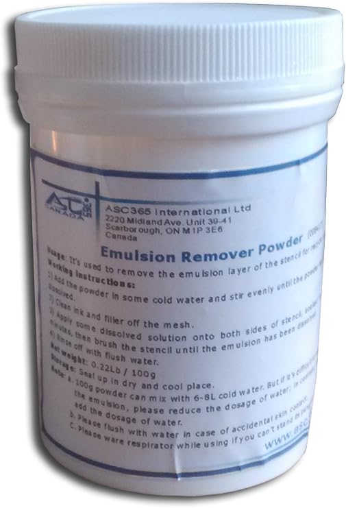 Screen Printing Solvent Emulsion Remover 100g