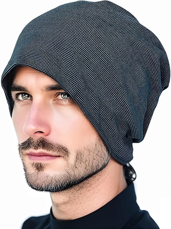 EMF Protection Beanies Cap,Far Infrared Negative Ion Magnetic Unisex Faraday Hat,Microwave Blocking Hat