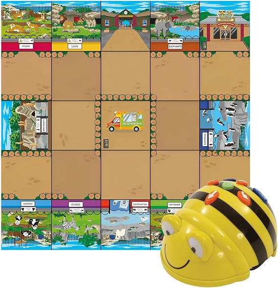 Bee-Bot See & Say + Zoo Themed Activity Mat 75x75cm Bundle