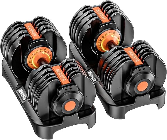 Adjustable Dumbbells Set of 2,Free Weights Dumbbells Set