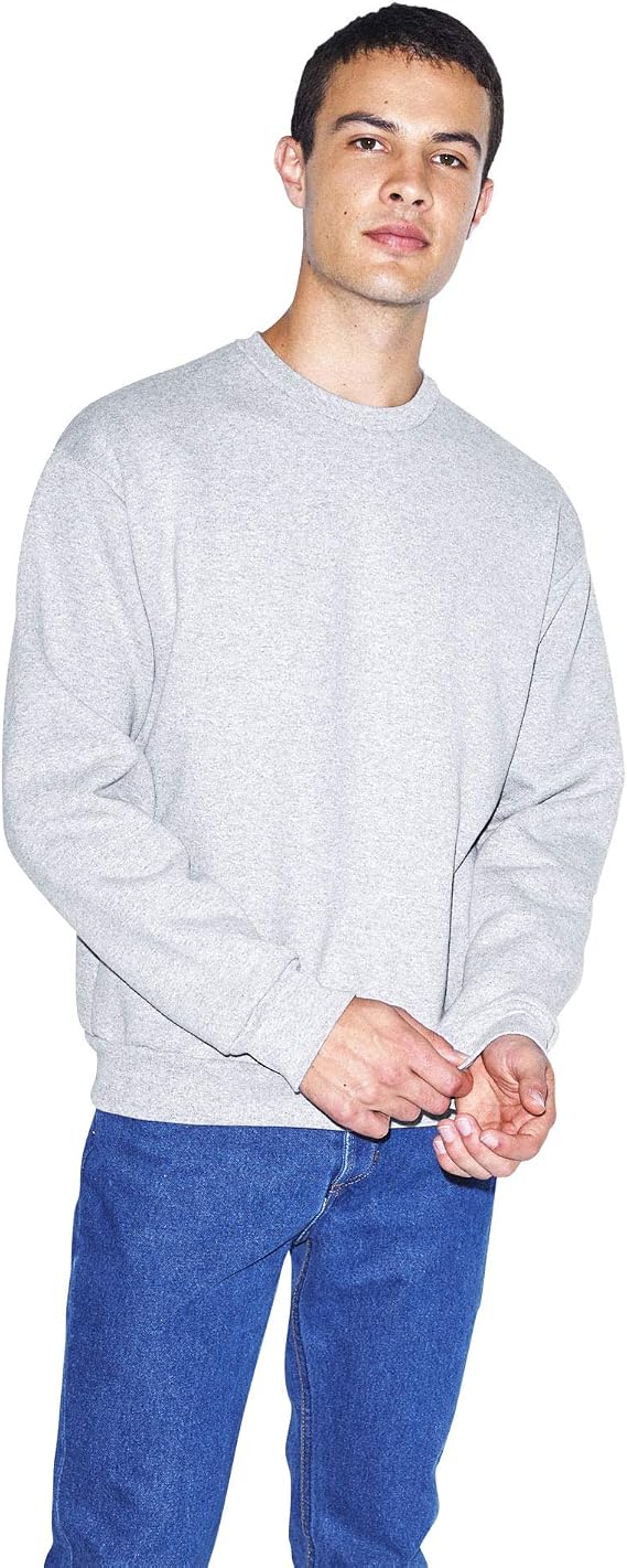 American Apparel Men's Mason Fleece Long Sleeve Crewneck Pullover