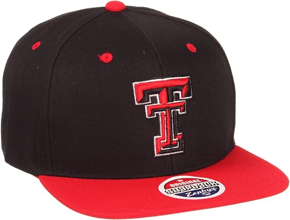 Zephyr Z11 6-Panel Superstar Snapback Cap - NCAA ZHATS Flat Bill, One Size Adjustable Baseball Hat