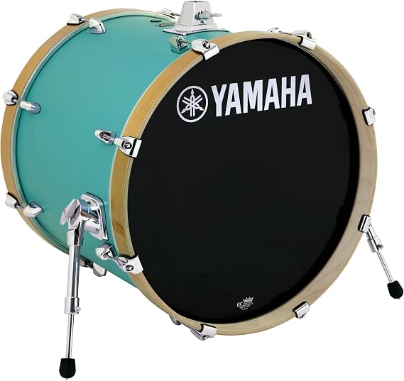 Yamaha Stage Custom Birch 22x17 Bass Drum, Matte Surf Green
