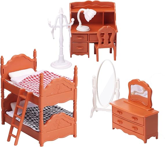 Dollhouse Furniture Set for Kids Toys Miniature Doll House Accessories