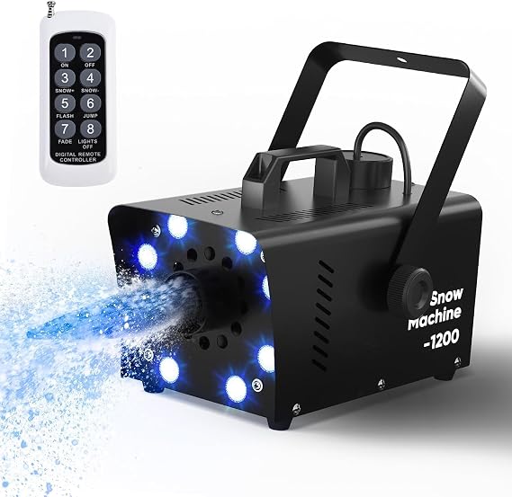 UPGREY 1500W Snow Machine for Outdoors and Indoors
