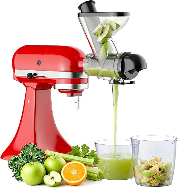 FOCOLLK Masticating Juicer Attachment for KitchenAid Stand Mixer